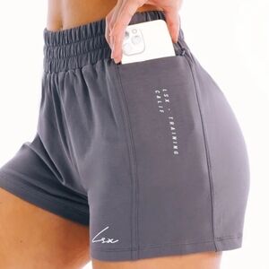 Last Set LSX Training Grey Athletic Cotton Shorts
